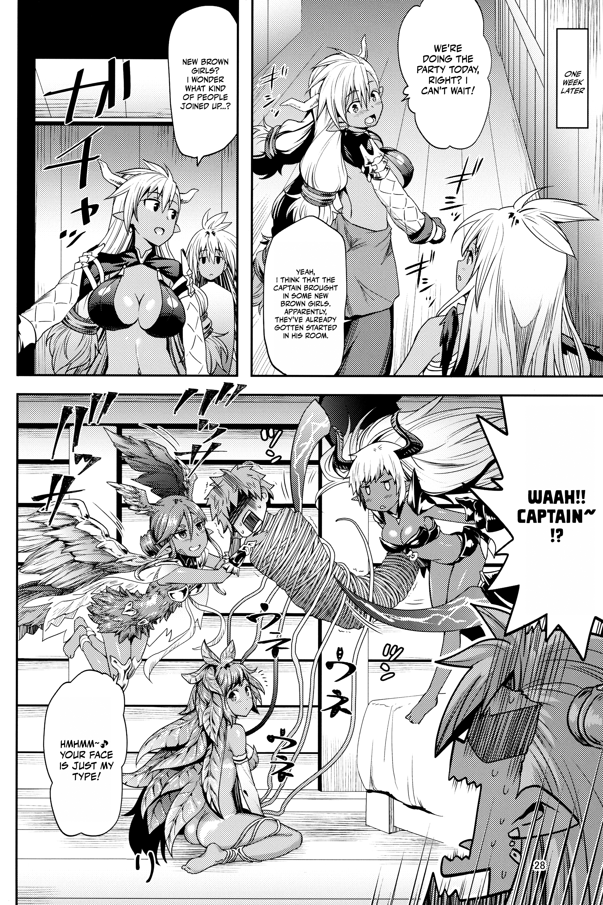 Hentai Manga Comic-A Tan-Colored Feast-Read-27